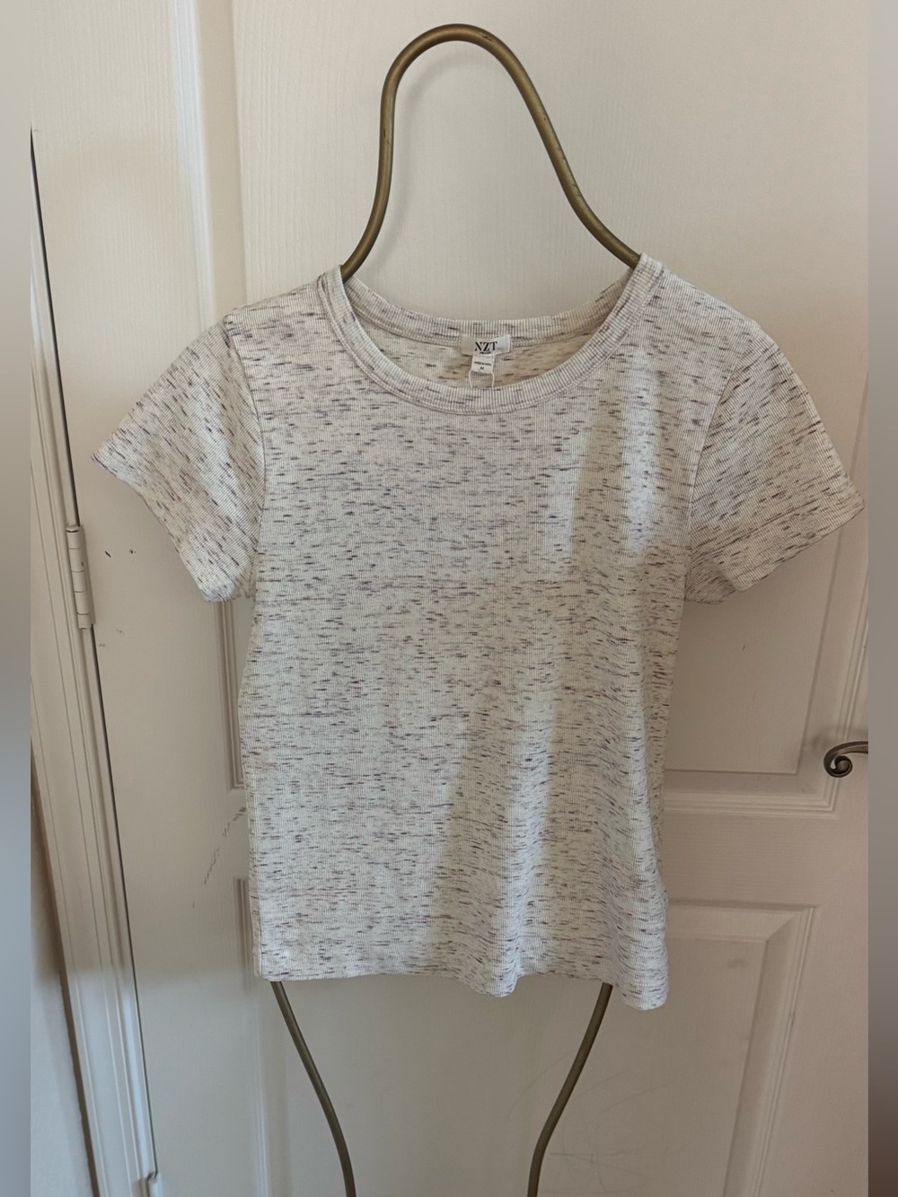 Nic + Zoe Speckled Crewneck Tee
